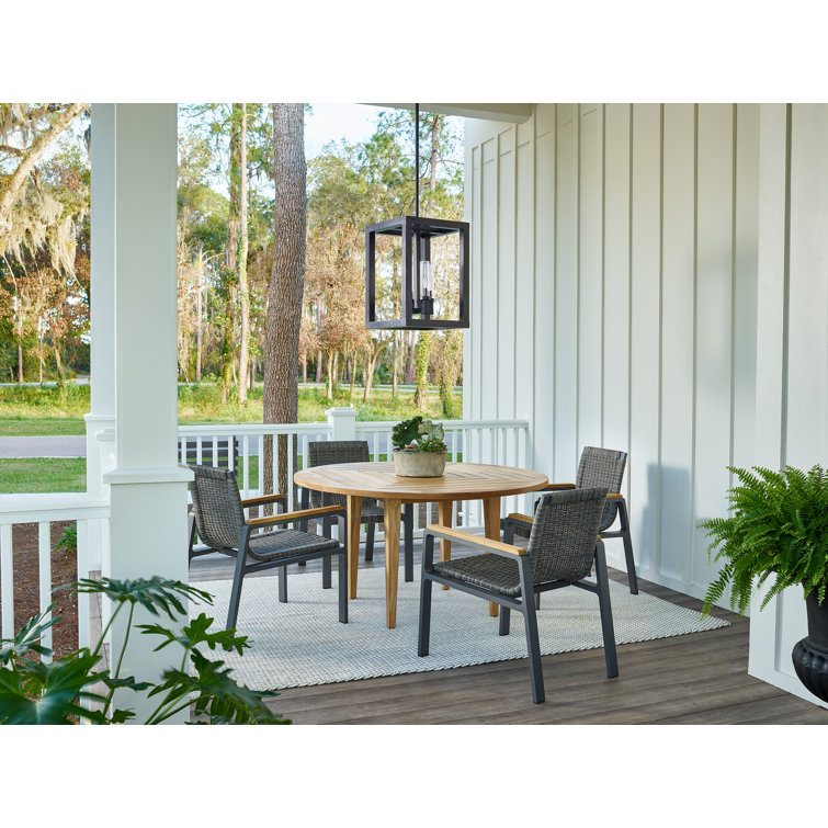 Chesapeake 54" Natural Teak Round Outdoor Dining Table
