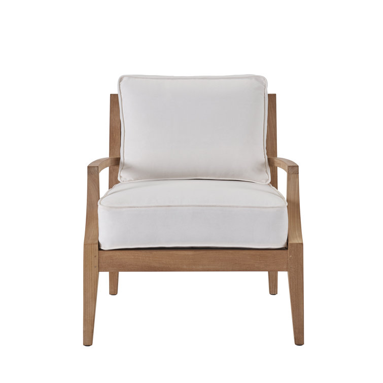 Chesapeake Coastal Teak Lounge Chair with Cushions