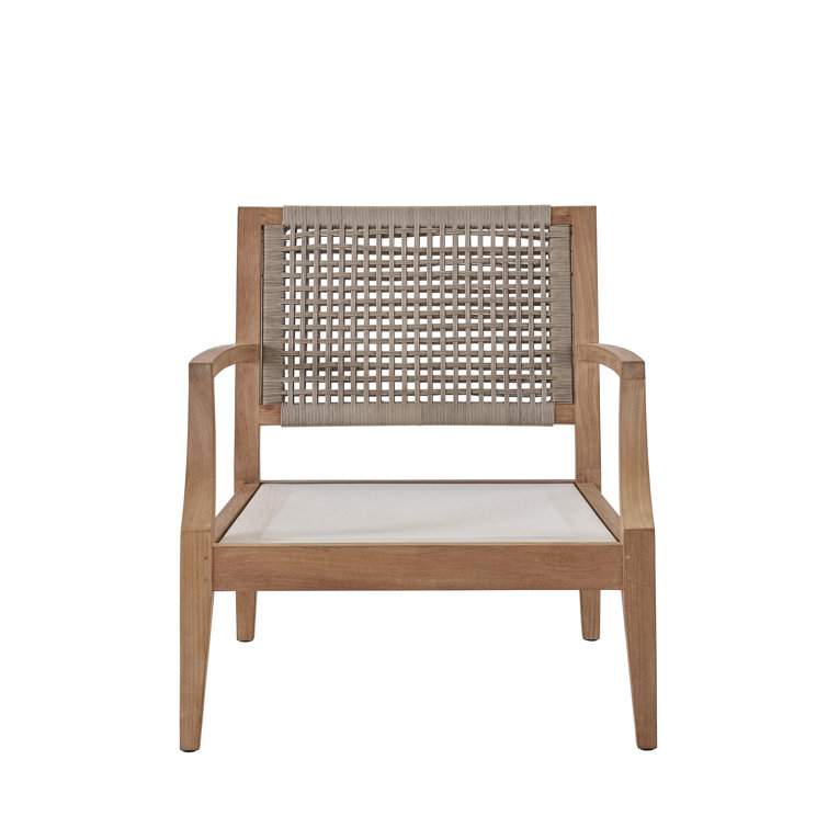Chesapeake Coastal Teak Lounge Chair with Cushions