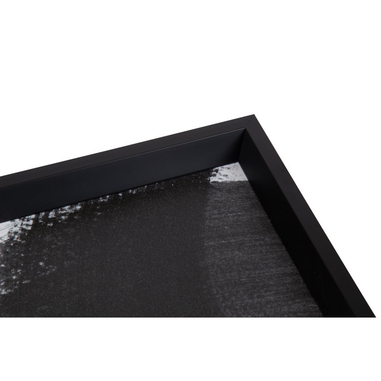Haden Black and White Handmade Wood Decorative Tray