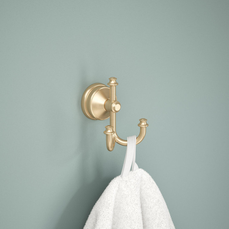 Champagne Bronze Triple Bathroom Towel Hook