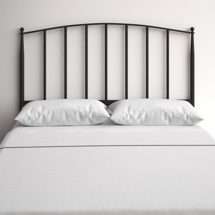 Whitney Classic Queen Metal Bed with Tapered Posts and Slats