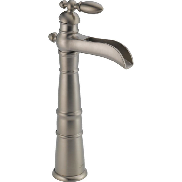 Stainless Steel Single Handle Vessel Bathroom Faucet