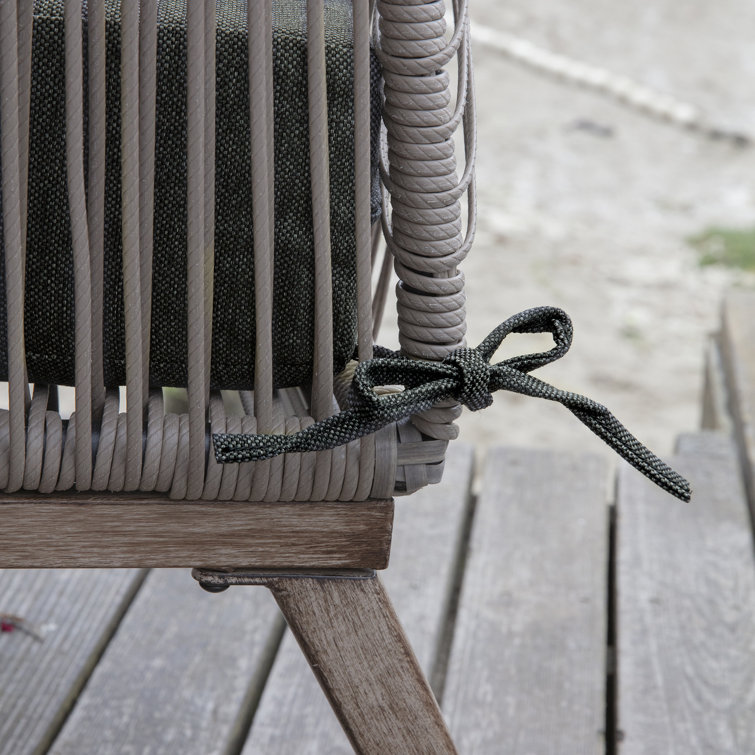 Ink Charcoal Black Recycled Fabric Outdoor Cushion Set