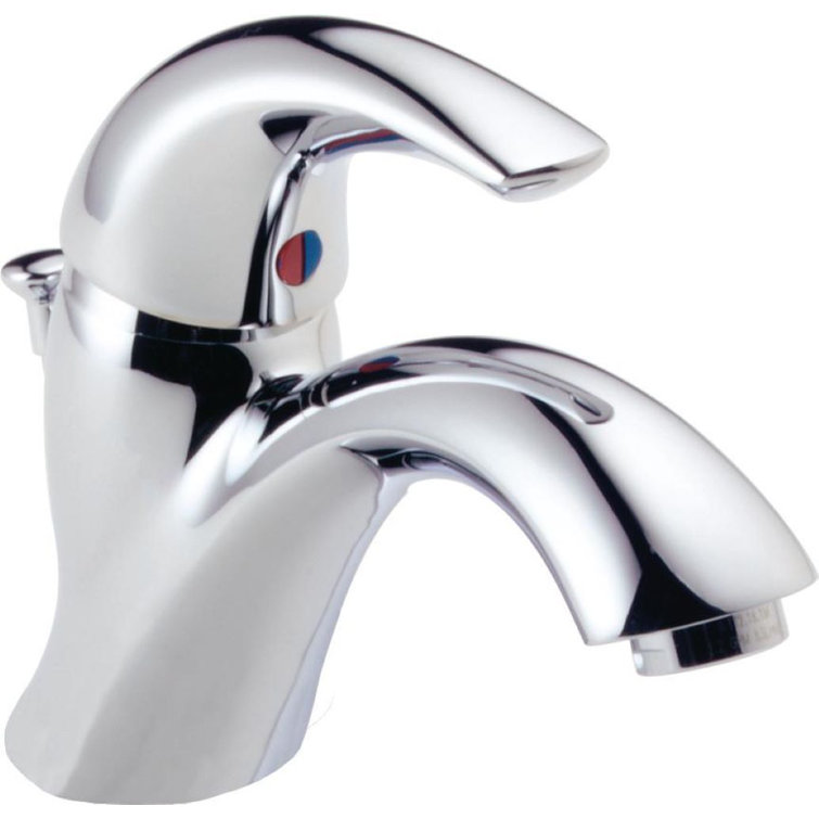 Classic Single Hole Bathroom Faucet with Drain Assembly, Single Handle Bathroom Sink Faucet
