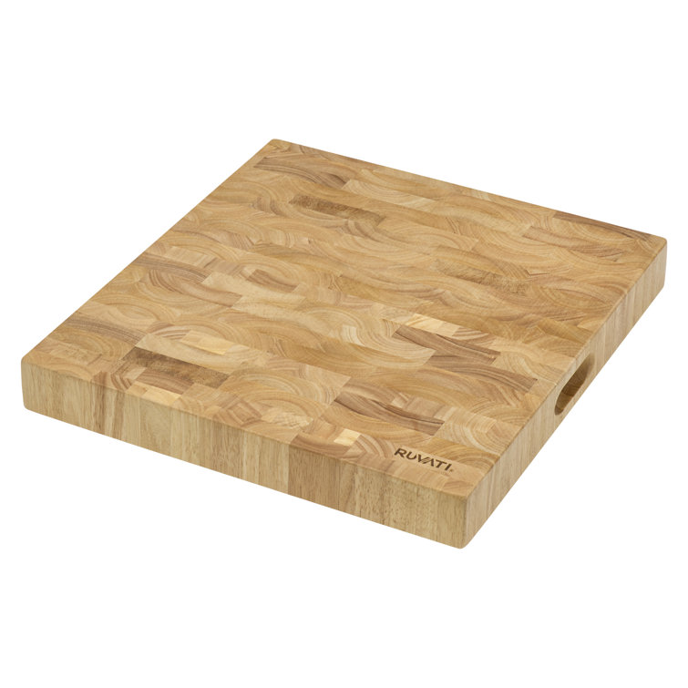 Ruvati 24" Square End-Grain Oak Butcher Block