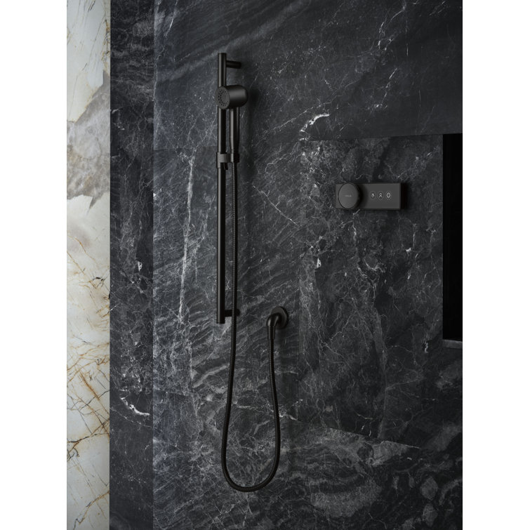 Polished Chrome Digital Shower Control with Adjustable Dial