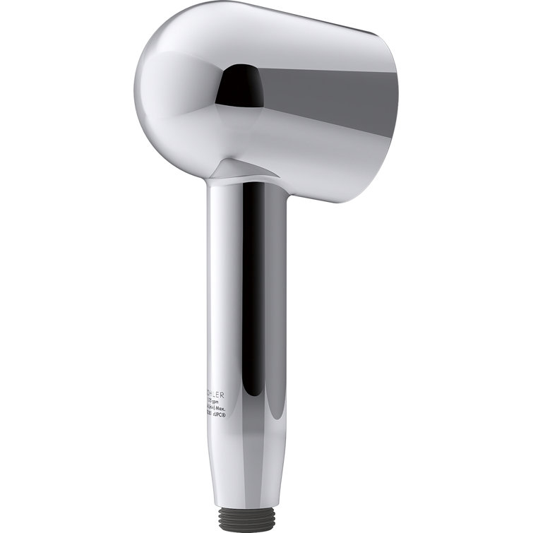 Compact Chrome Single Function Handheld Shower Head
