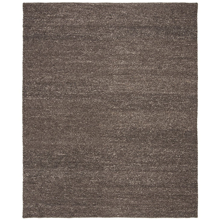 Carisbrooke Chocolate Hand-Knotted Wool Blend 8' x 10' Area Rug