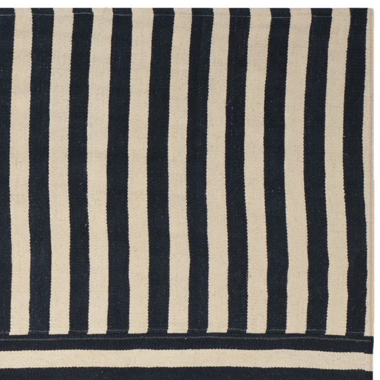 Canyon Stripe Cinder 2' x 3' Hand-Knotted Wool Area Rug