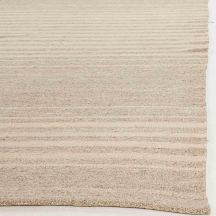 Dune Stripe Handwoven Wool 8' x 10' Area Rug