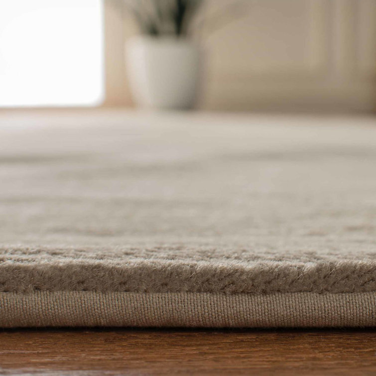 Nepalese Falcon Striped 6' x 9' Hand-Knotted Wool-Silk Rug