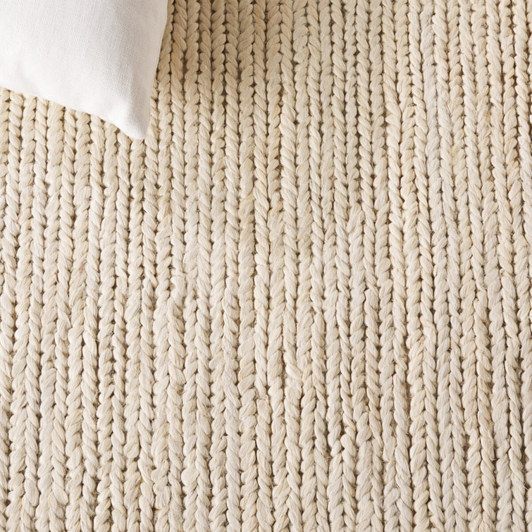 Hand-Knotted Birch & Cotton Blend 8' x 10' Area Rug