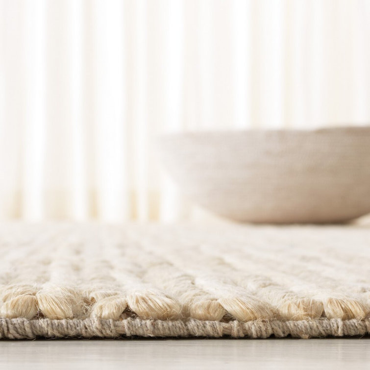 Hand-Knotted Birch & Cotton Blend 8' x 10' Area Rug