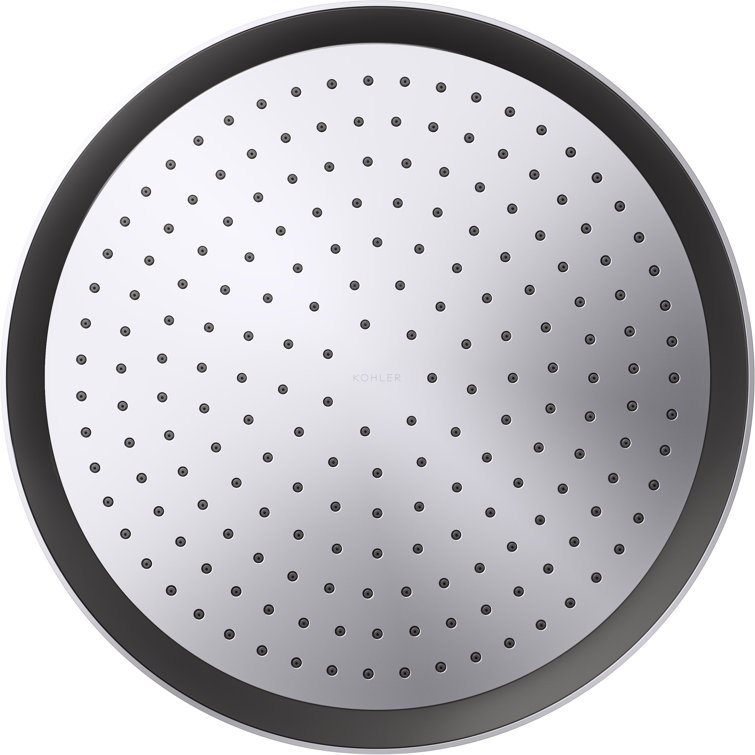 Polished Chrome 14" Round Rain Shower Head with Adjustable Water Flow