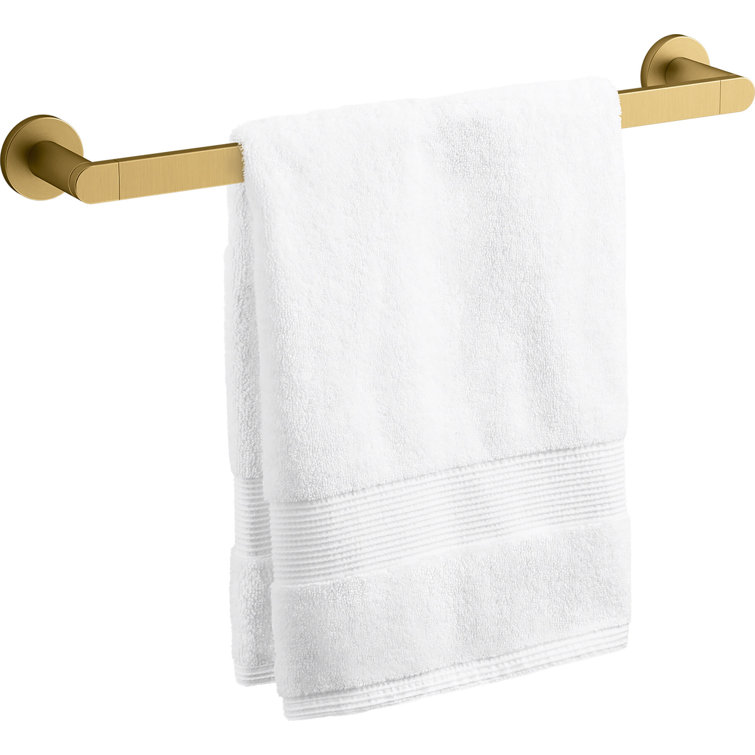 Polished Chrome 18-Inch Minimalist Wall Mounted Towel Bar