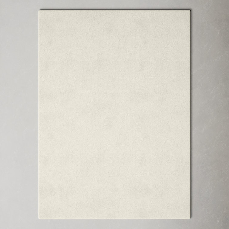 Ivory Wool Handmade Rectangular 6' x 9' Area Rug