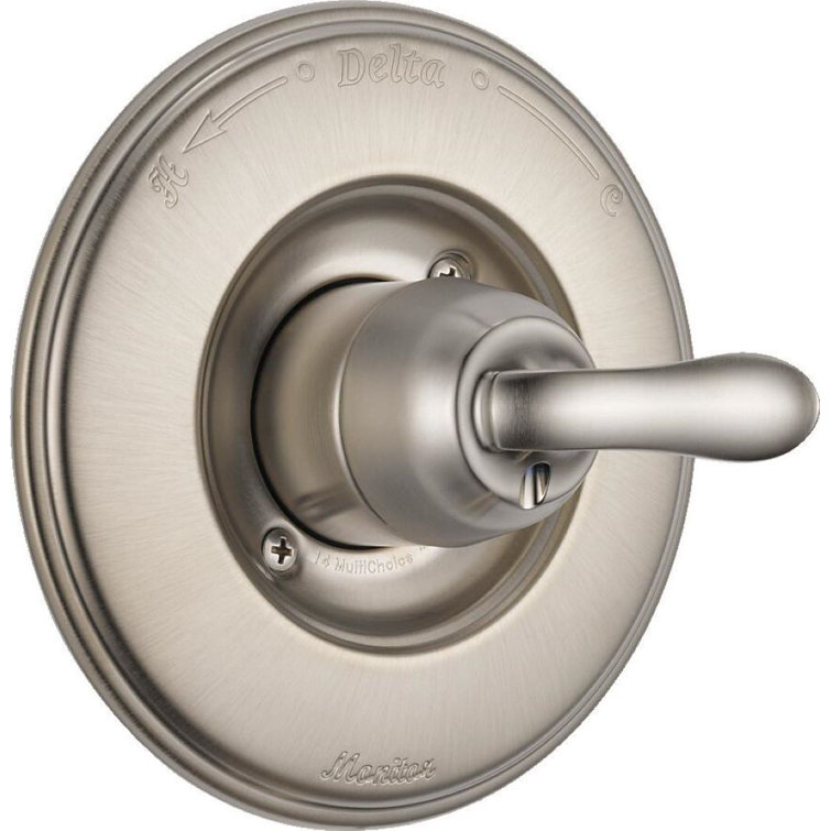 Stainless Steel Wall-Mounted Lever Shower Trim