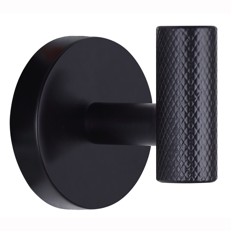 Varen Matte Black Wall Mounted Robe and Towel Hook