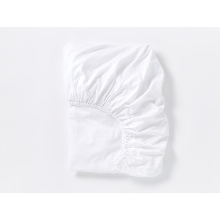 Twin Alpine White Organic Cotton Bedding Set