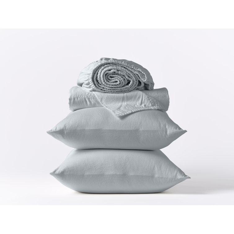 Pacific Blue Organic Cotton Full Sheet Set