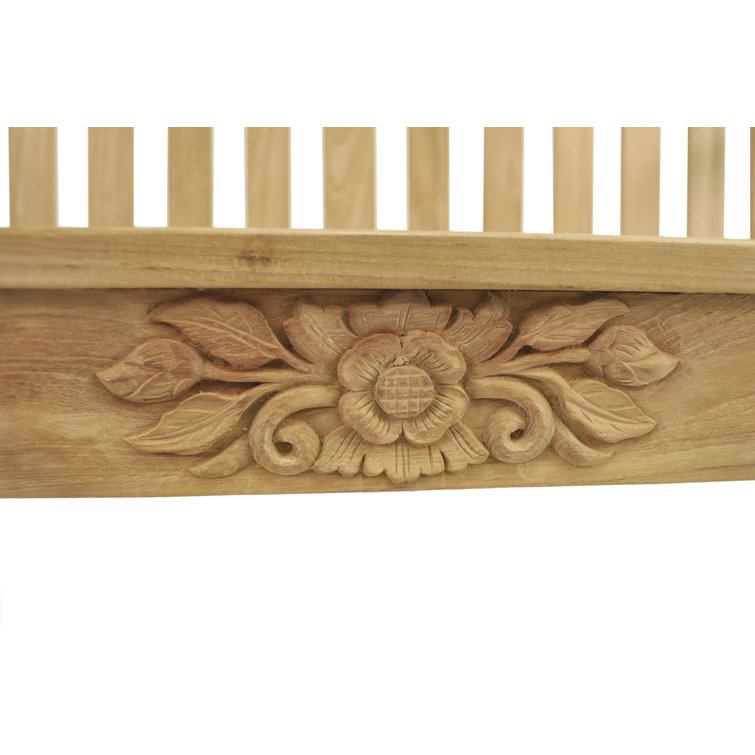Anderson Teak 50" Handcrafted Traditional Outdoor Bench