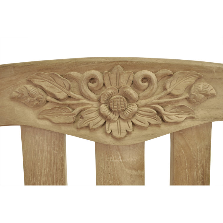 Anderson Teak 50" Handcrafted Traditional Outdoor Bench