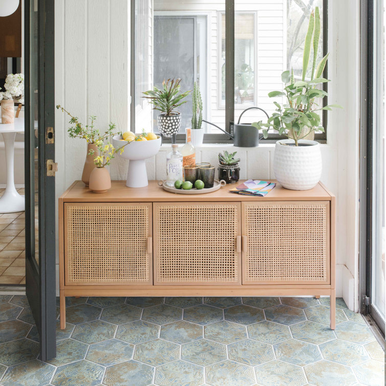 Gaudi Ocean Hexagon Porcelain Wall and Floor Tile