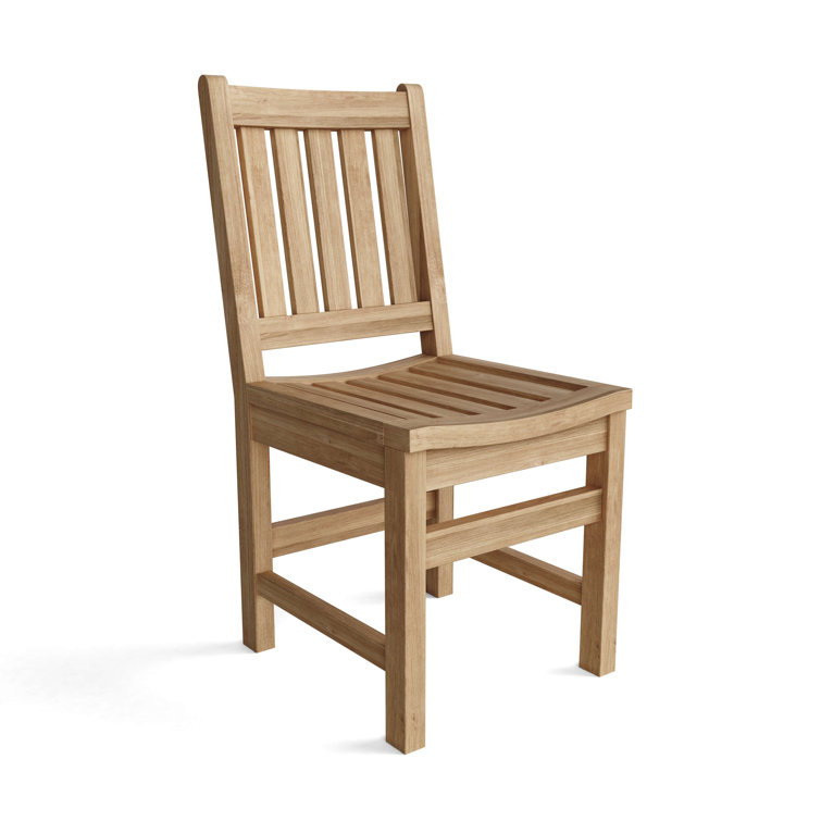Sonoma Teak Armless Outdoor Dining Chair