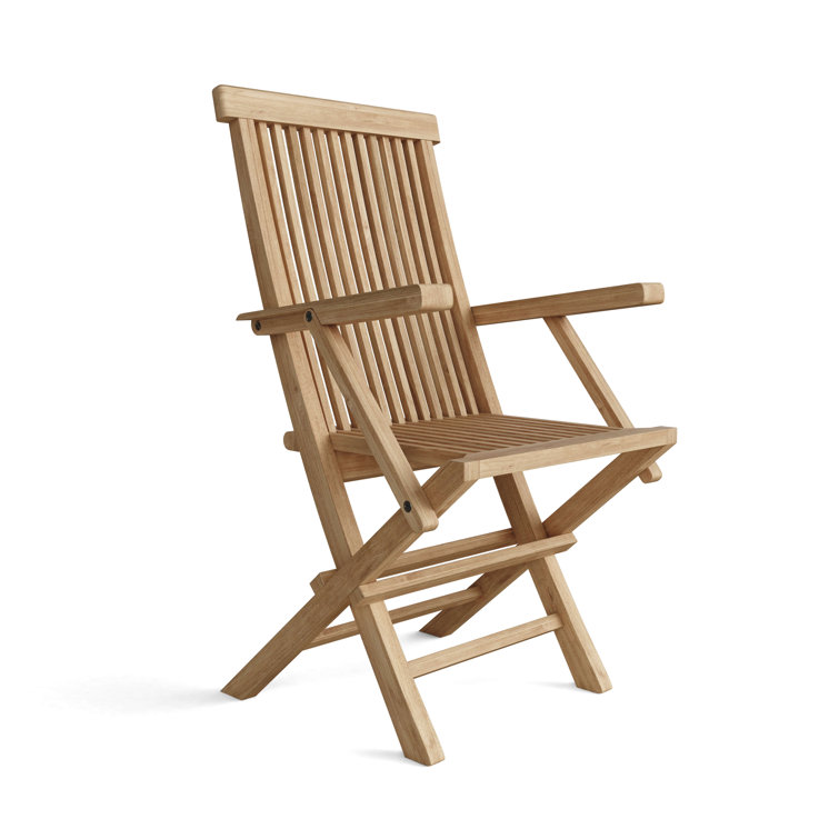 Classic Teak Folding Outdoor Armchair