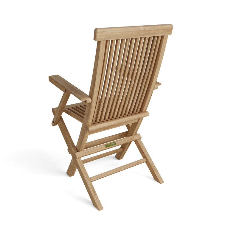 Classic Teak Folding Outdoor Armchair