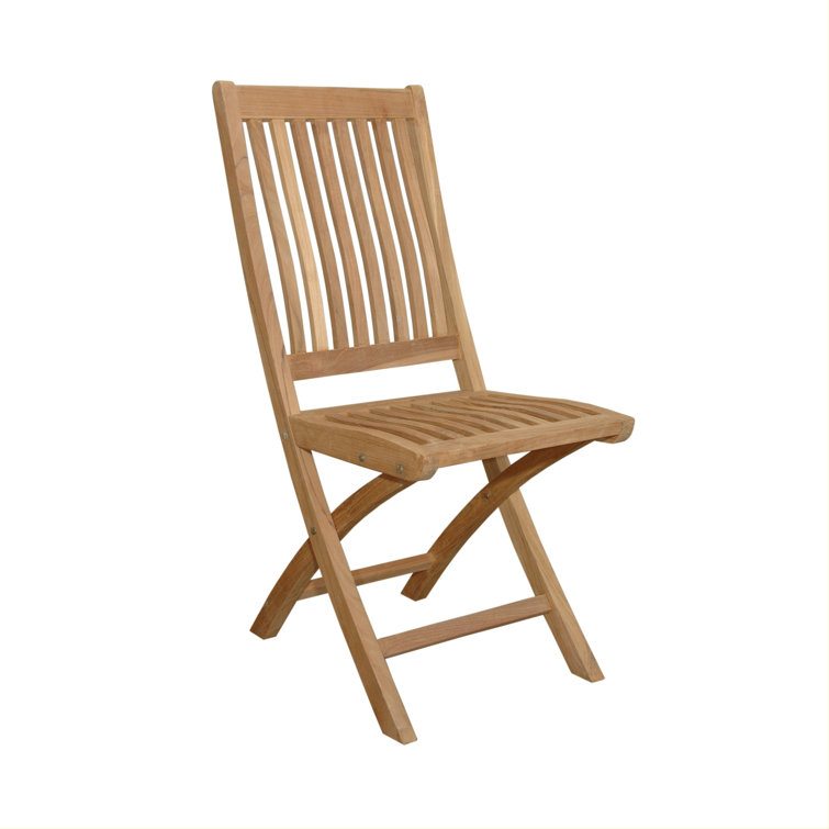 Tropico Teak Outdoor Folding Dining Chair Set