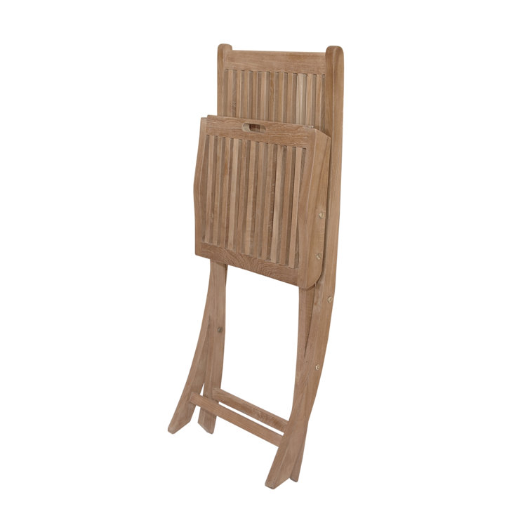 Tropico Teak Outdoor Folding Dining Chair Set