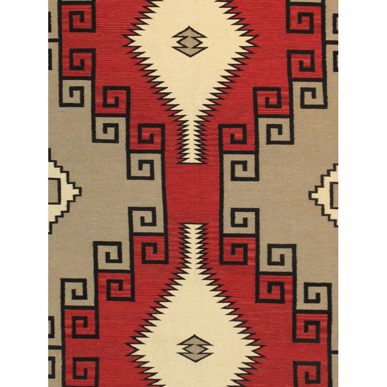Tuscany Modern Hand-Knotted Wool Geometric Brown Rug - 9' x 12'