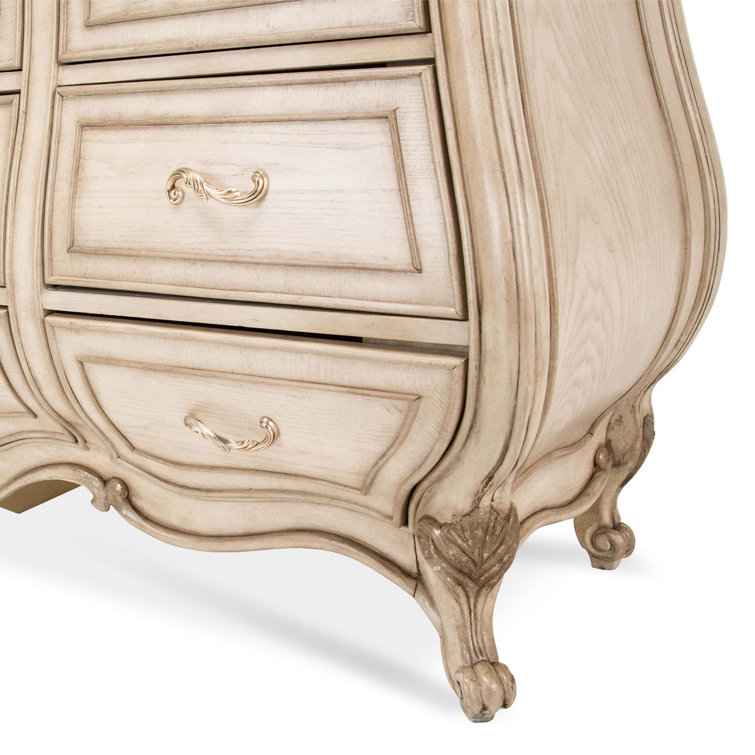 Champagne Victorian Soft Close 12-Drawer Dresser