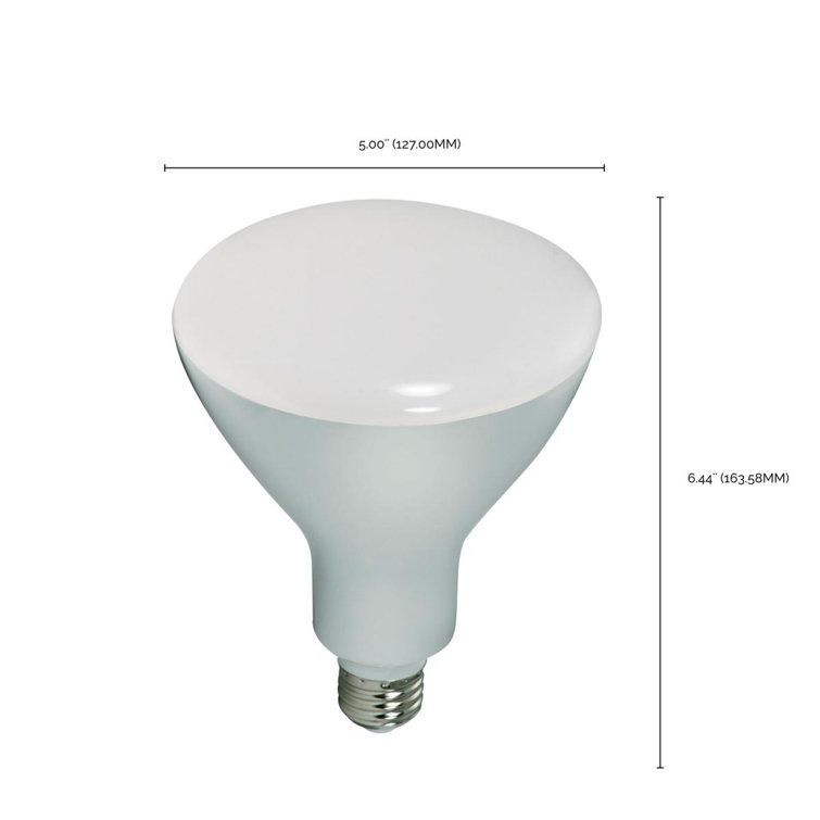 75 Watt Equivalent White Frosted Dimmable LED Flood Light Bulbs, 6-Pack