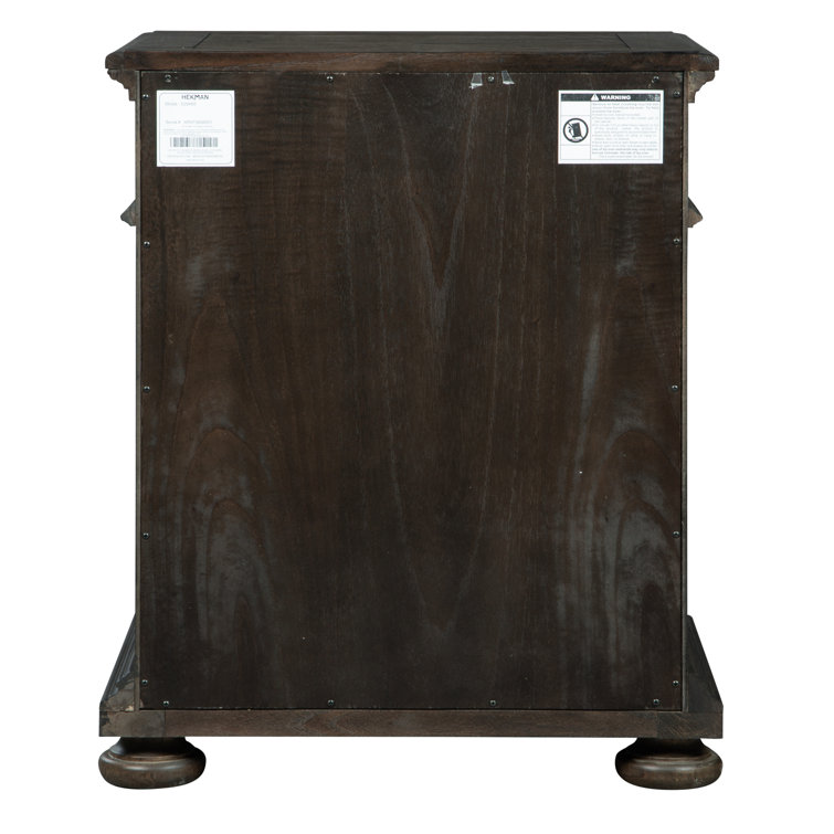 Traditional Brown 2-Drawer Legal Size File Cabinet