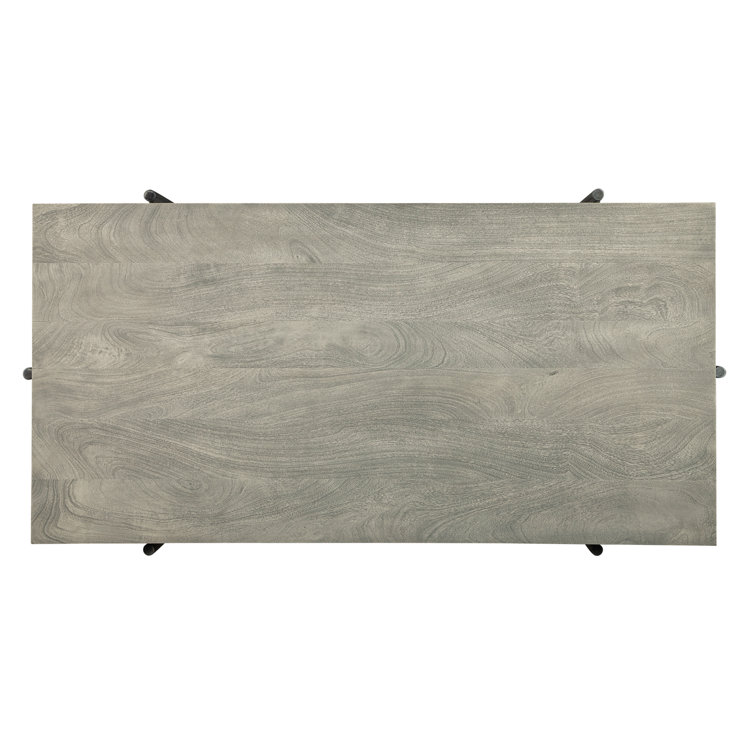 Bedford Park 57'' Transitional Rectangular Coffee Table with Shelf