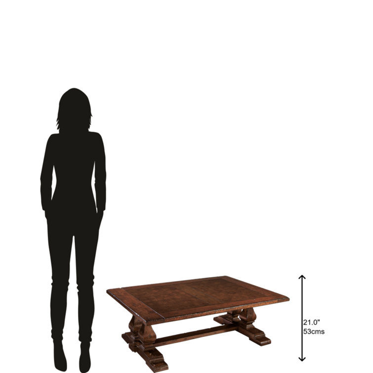 Vintage Mahogany Rectangular Cocktail Table by Hekman
