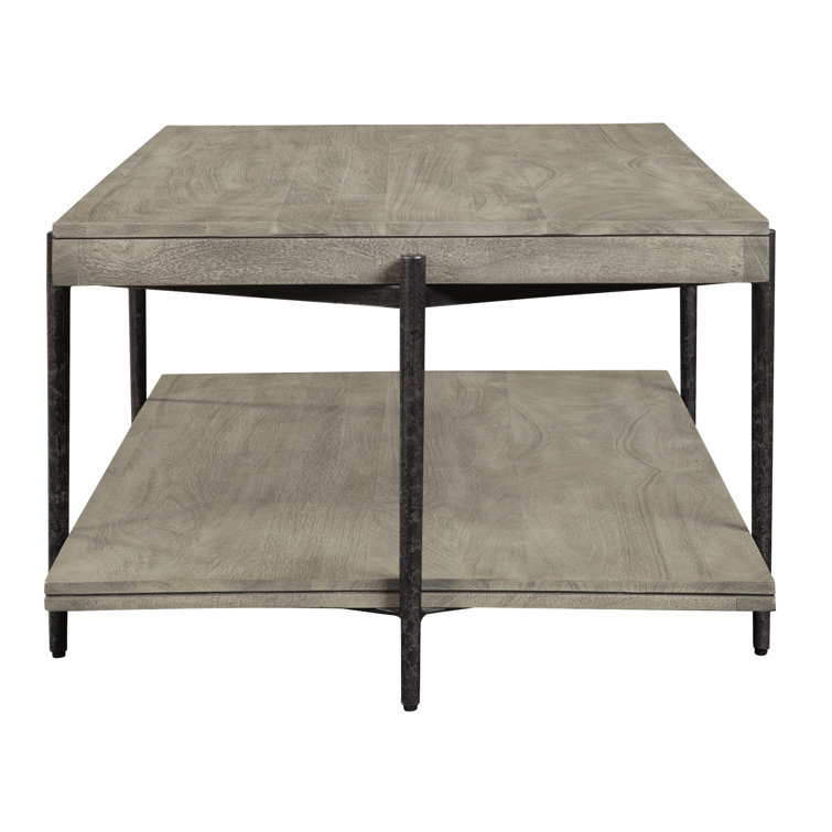 Bedford Park 57'' Transitional Rectangular Coffee Table with Shelf