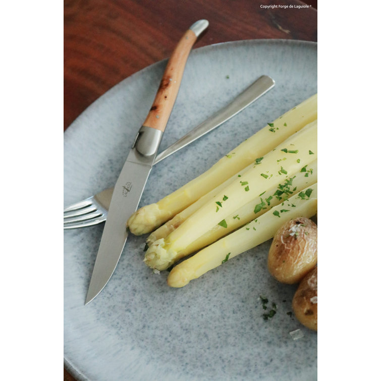 Juniper Handle Stainless Steel Steak Knife Set of 2
