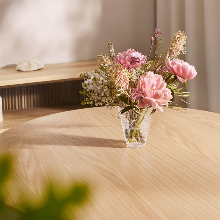 Clear Glass Dewdrop Bouquet Table Vase