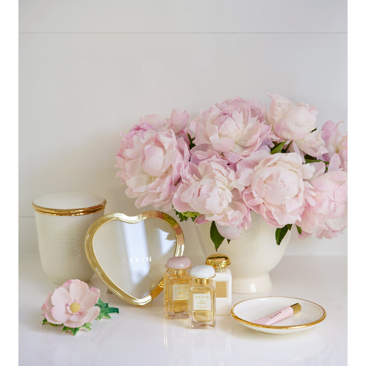 Handmade Orange Blossom Scented Candle with Gold Lid
