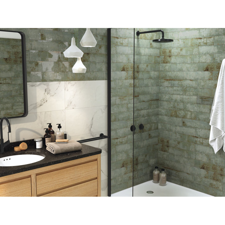 Serenite 4" x 16" Dane Porcelain Vintage Subway Tile