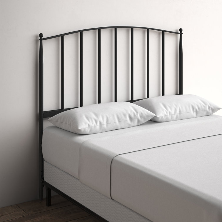 Whitney Classic Queen Metal Bed with Tapered Posts and Slats