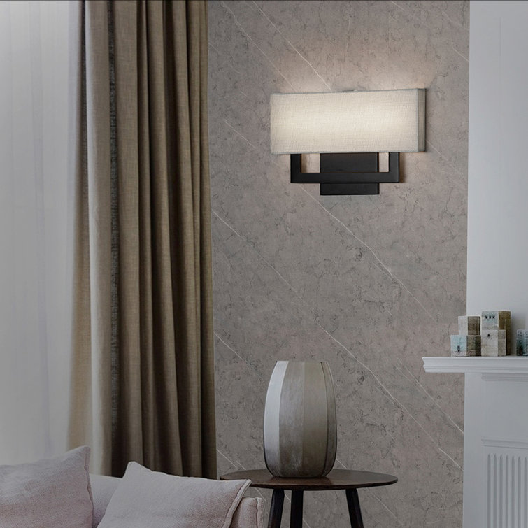 Manhattan Transitional 22" LED Dimmable Wall Sconce in Brushed Bronze
