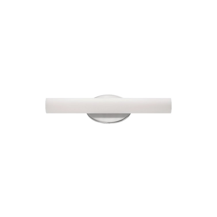 Loft 18" Brushed Nickel Dimmable LED Bath Bar with Opal Glass