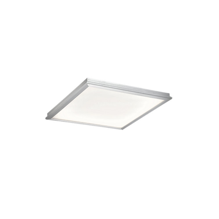 Neo Silver Aluminum LED Flush Mount for Indoor/Outdoor