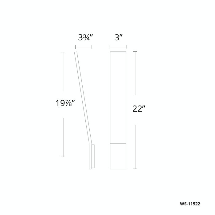Sleek Pewter 11" LED Sconce with Clear Diffuser Glass and Dimmable Light