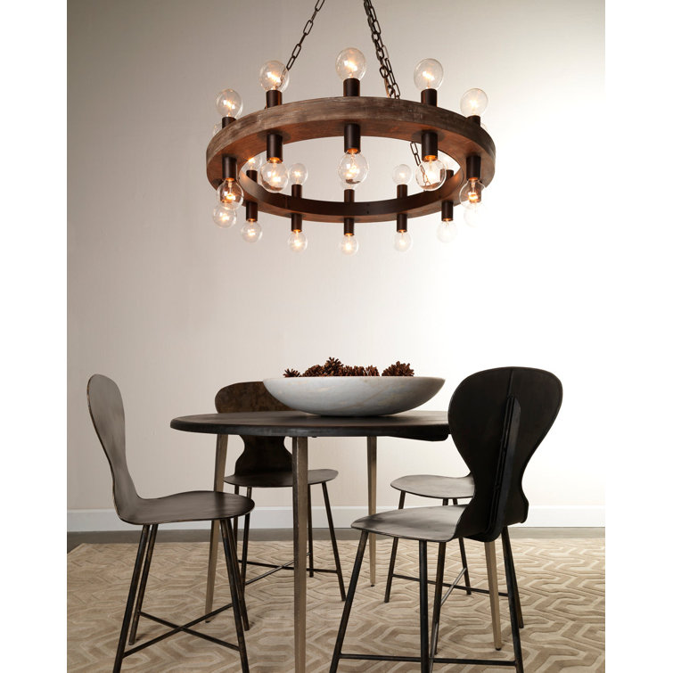 McCallan Acid Washed Metal Dining Chair